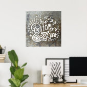 Hip Hop Skip Jump 2B Poster (Thuiskantoor)