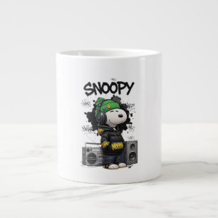 Hip-Hop Snoopy Stedelijke Straatkunst Illustratie Extra Grote Beker