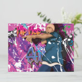 Hip Hop Star Kaart (Staand voorkant)