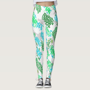 Hip Hop Street Arts Patroon Leggings