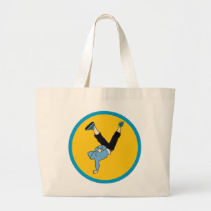Hip Hop street style danser Grote Tote Bag