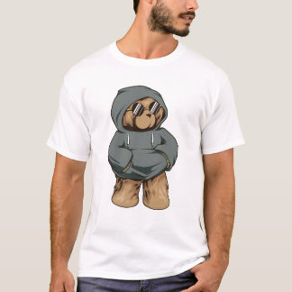 Hip Hop Teddy Bear Mannen T-shirt