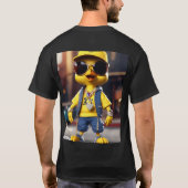 Hip-Hop Tweety Vogel 3D Model T-Shirt (Achterkant)