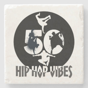 Hip Hop Vibes.w Stenen Onderzetter