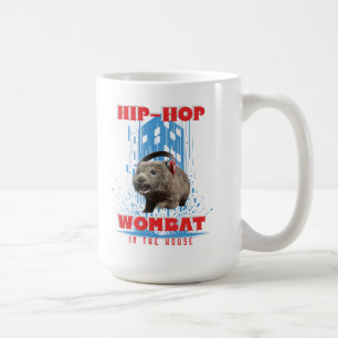 Hip Hop Wombat Grappige Muziek Dier Koffiemok