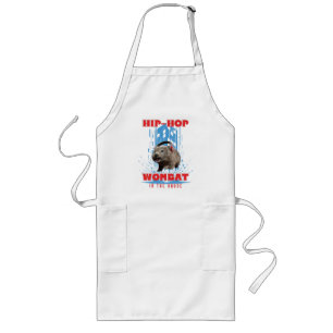 Hip Hop Wombat Grappige Muziek Dier Lang Schort