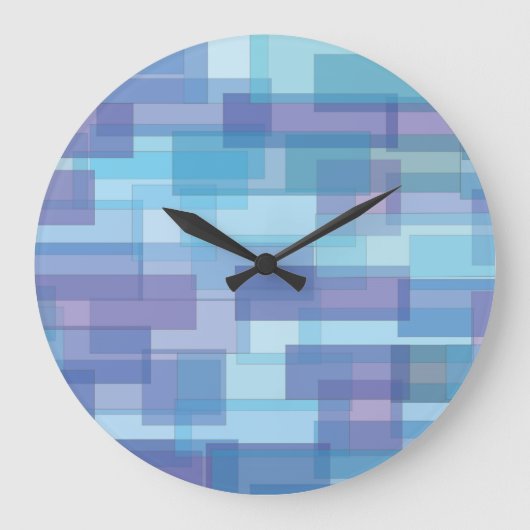 Hip House Blue Clock Grote Klok (Voorkant)