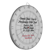Hip Kerstmis Gift-idee, Gepersonaliseerde Dart Boa Dartbord (Voorkant Links)