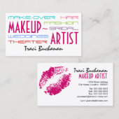Hip Makeup Artiest Visitekaartjes (Voorkant / Achterkant)