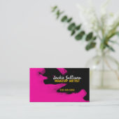 Hip Makeup Artist Visitekaartje (Staand voorkant)