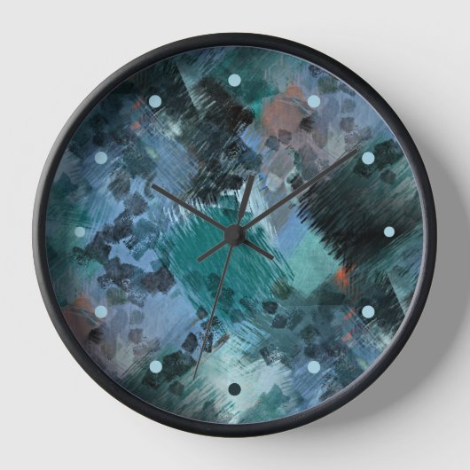 Hip Moderne Blauwgroen Groene Violet Blauwe Pensee (Voorkant)