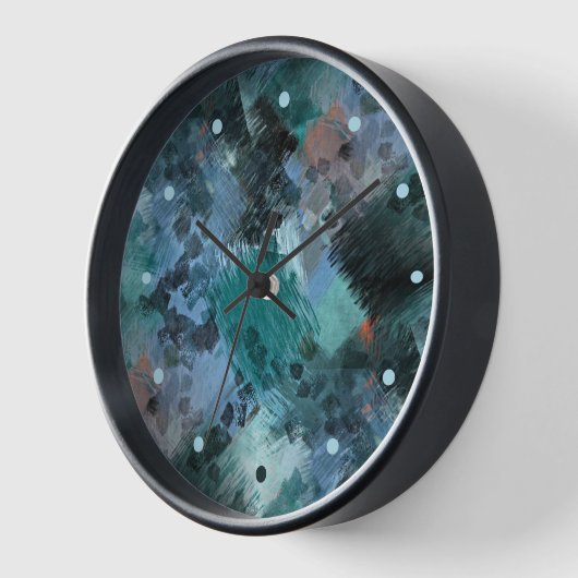 Hip Moderne Blauwgroen Groene Violet Blauwe Pensee (Hoek)