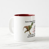 Hip Motivation vindt u grappig T-rex Mok ontwerp (Voorkant links)