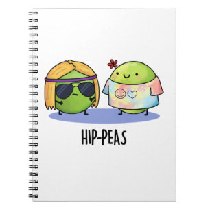 Hip-peas Grappige Hippie Erwten Stunt Notitieboek