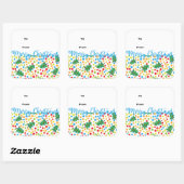 Hip Polka Dot Kerstboom Gift Label Stickers (Vel)