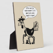 Hip Replacement Chgery - Fun Quote Fotoplaat (Zijkant)