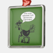 Hip Replacement Chgery - Fun Quote Metalen Ornament (Links)