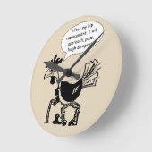 Hip Replacement Chgery - Fun Quote Ronde Klok (Hoek)