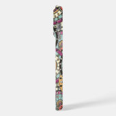 Hip Retro Chic Funky Floral Circles Art Motif (Côté gauche)