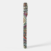 Hip Retro Chic Funky Floral Circles Art Motif (Côté droit)