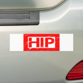 Hip Stamp Bumpersticker (Op auto)
