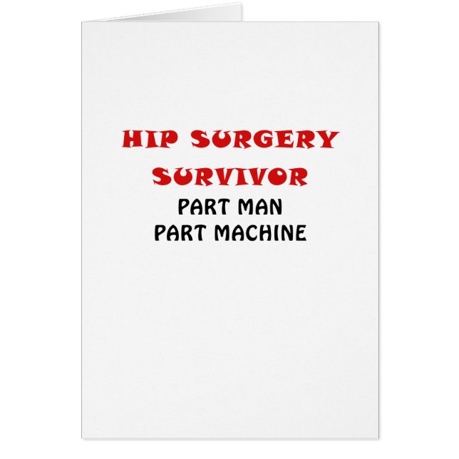 Hip Survivor Part Man Part Machine (Voorkant)