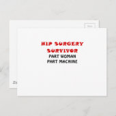 Hip Survivor Part Woman Part Machine Briefkaart (Voorkant / Achterkant)