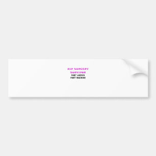 Hip Survivor Part Woman Part Machine Bumpersticker