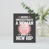 Hip-vervangingsoperatie bij het herstellen van mam briefkaart (Staand voorkant)