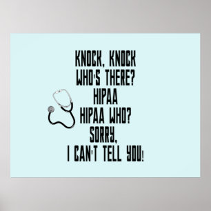 HIPAA-Humor Poster