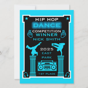 Hiphop danswedstrijd kaart
