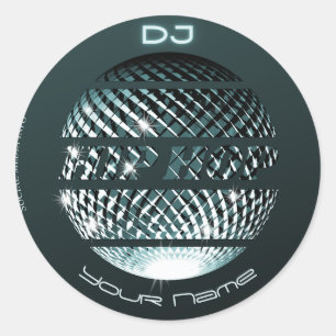 Hiphop DJ hiphop Ronde Sticker