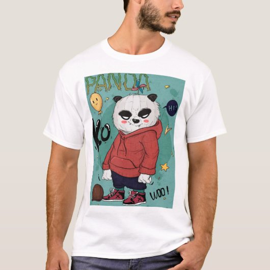 hiphop kung fu panda t-shirt (Voorkant)