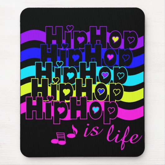 HipHop mousepad Muismat (Voorkant)
