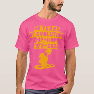 Hiphop muziek 50 jaar zwarte geschiedenis DJ Rappe T-shirt
