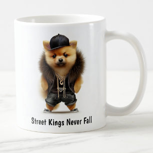 Hiphop Pomeranian Thug Coffee Mok