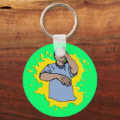 Hiphop Rap Sleutelhanger (Voorkant)