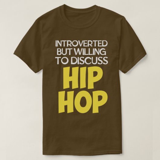 hiphop t-shirt (Design voorkant)