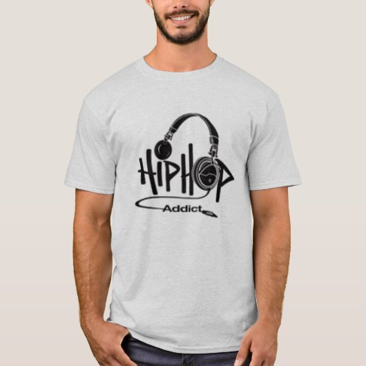 hiphop-verslaving t-shirt (Voorkant)