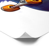 Hiphoper Guy met Skateboard Poster (Hoek)