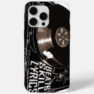 HIPHOPMUZIEK VERSLAAT VAARDIGHEIDSTEKSTEN iPhone 15 PRO MAX HOESJE
