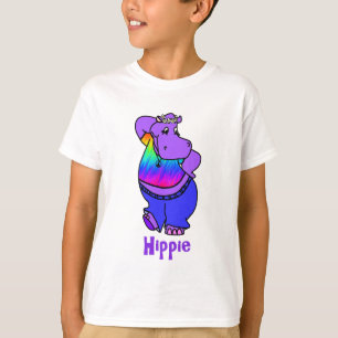 "Hippe" hippy hippo T-shirt