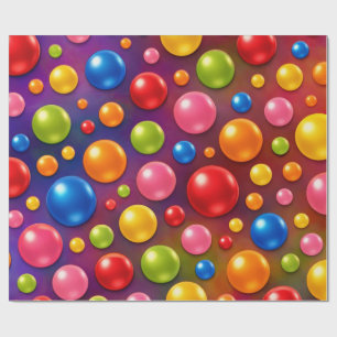 hippe polka stippen cadeaupapier