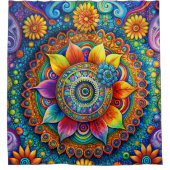 Hippie Art Douchegordijn (Voorkant)