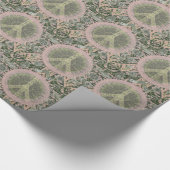 Hippie Art Peace Symbols Cadeaupapier (Hoek)