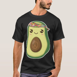 Hippie Avocado Grappige Vintage T-shirt