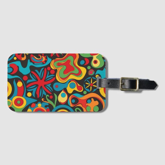 Hippie Bagage Label (Voorkant (horizontaal))