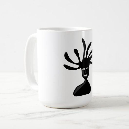 Hippie Black Boy Mug (Devant gauche)