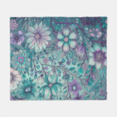 Hippie Blues Fleece Deken (Voorkant (Horizontaal))