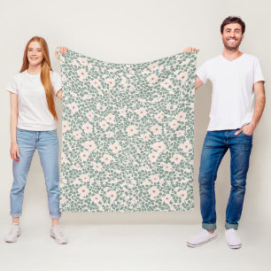 Hippie Boho Floral Fleece Deken